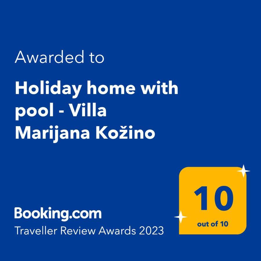 Holiday Home With Pool - Villa Marijana Kožino Εξωτερικό φωτογραφία